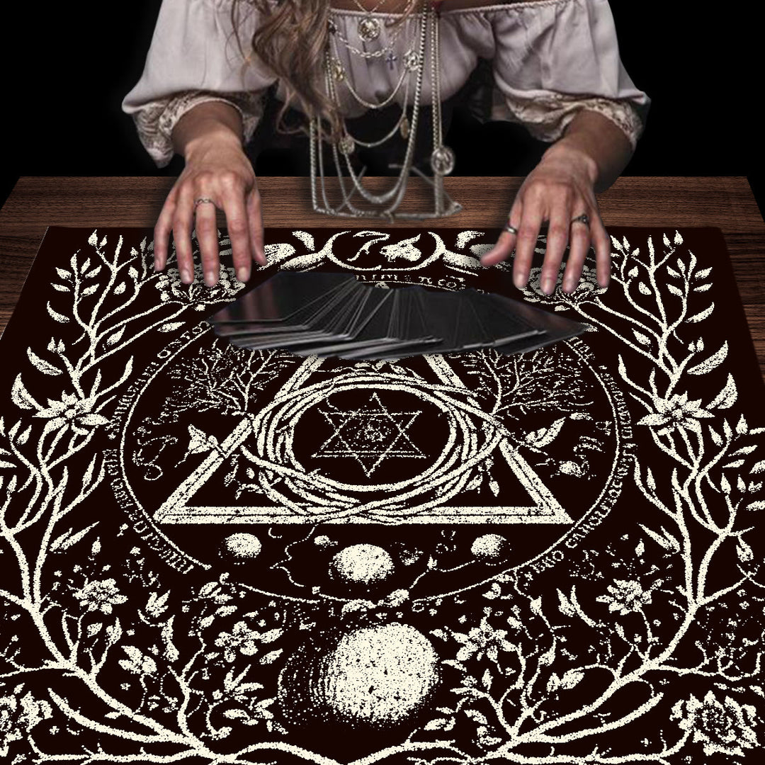 Olivenorma Tree of Life Altar Cloth Tapestry Tarot Tablecloth - Tree of Life #5 - 75cm*75cm - image 5