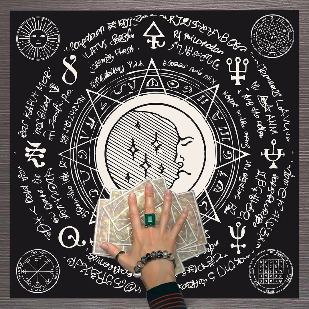 Olivenorma Tree of Life Altar Cloth Tapestry Tarot Tablecloth - Zodiac #4 - 75cm*75cm - image 10