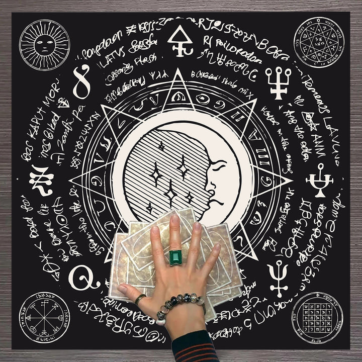 Olivenorma Tree of Life Altar Cloth Tapestry Tarot Tablecloth - Zodiac #4 - 75cm*75cm - image 10