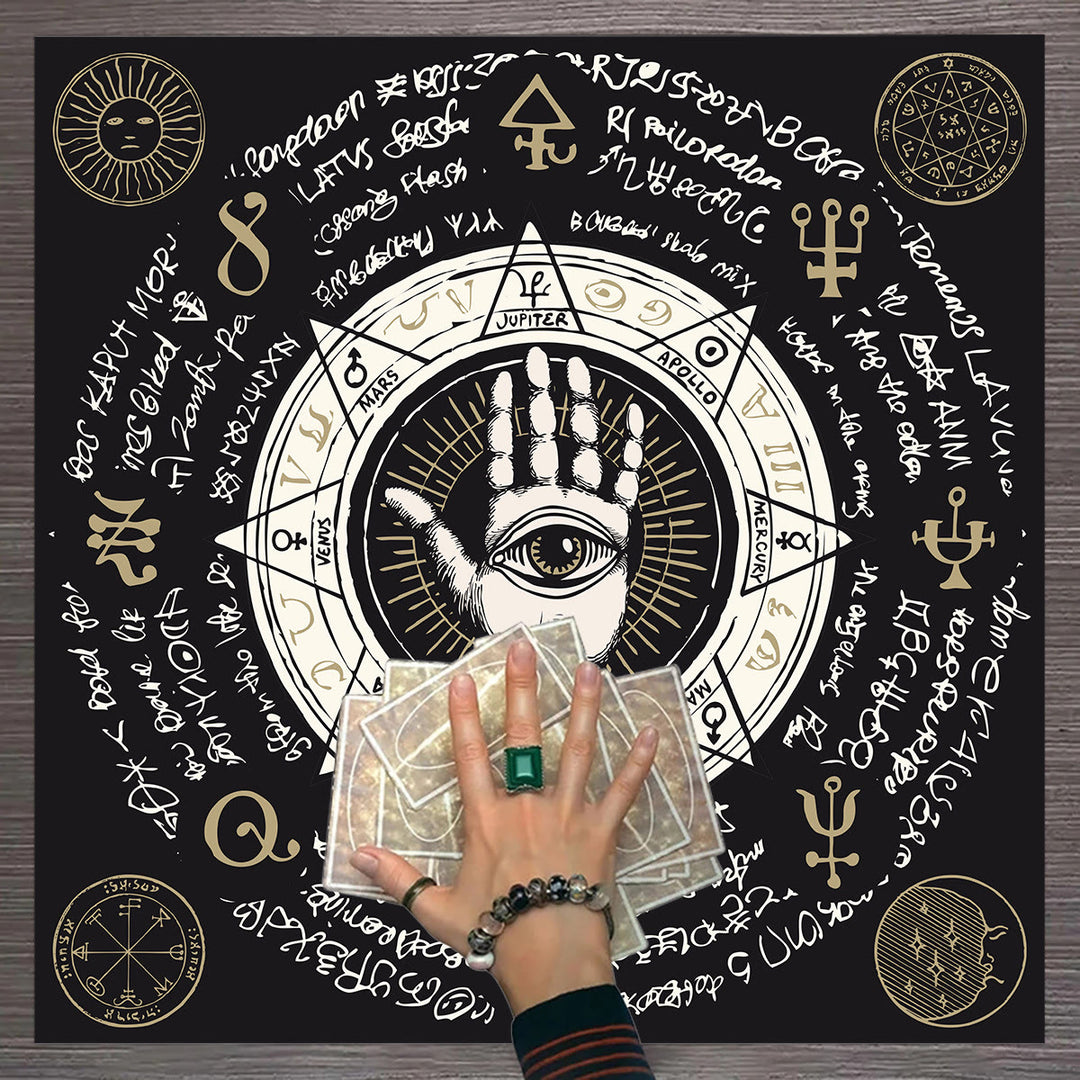 Olivenorma Tree of Life Altar Cloth Tapestry Tarot Tablecloth - Zodiac #5 - 75cm*75cm - image 11