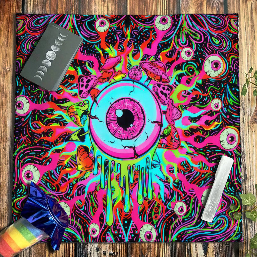 Olivenorma Mandala Moon Phase Divination Tarot Tablecloth - Eye - 75cm*75cm - image 30