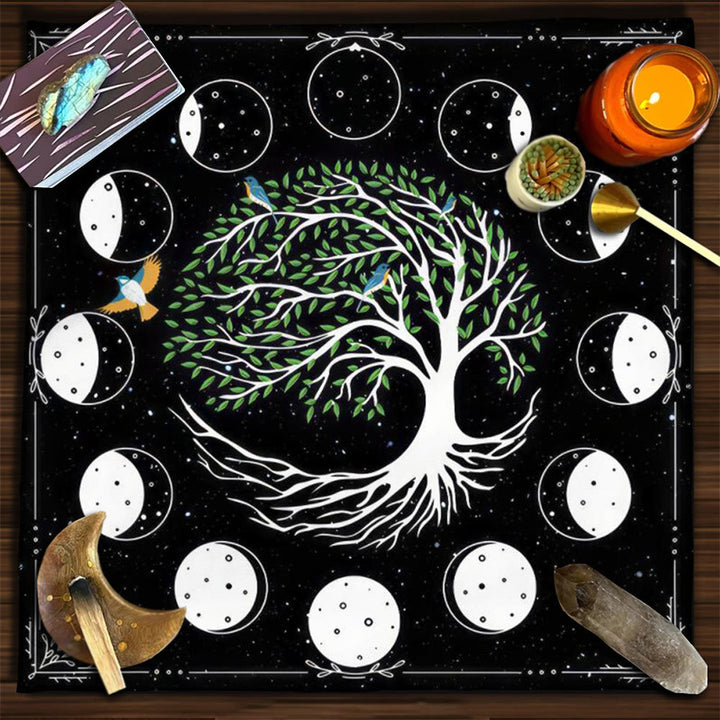 Olivenorma Yggdrasil Sacred Tree Mysterious Tarot Tablecloth - Yggdrasil #7 - 75cm*75cm - image 6