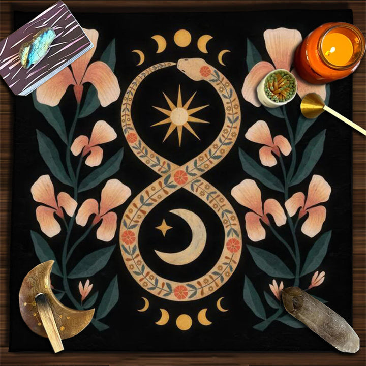 Olivenorma Yggdrasil Sacred Tree Mysterious Tarot Tablecloth - Snake #3 - 75cm*75cm - image 10