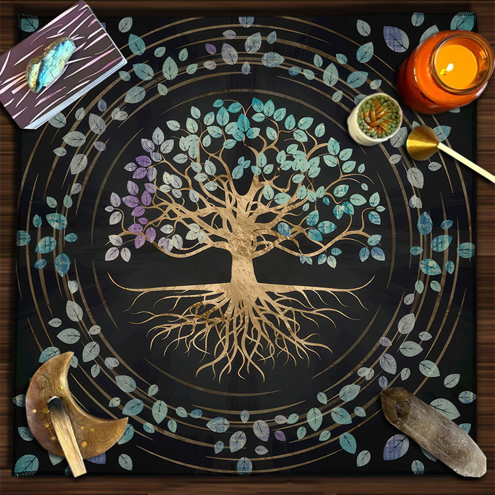 Olivenorma Yggdrasil Sacred Tree Mysterious Tarot Tablecloth - Yggdrasil #6 - 75cm*75cm - image 5