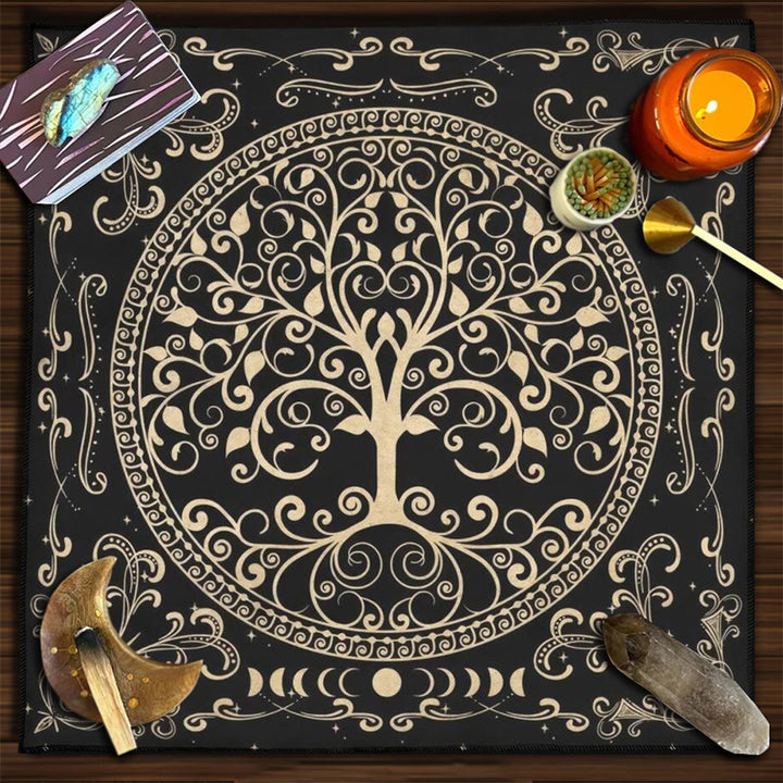 Olivenorma Yggdrasil Sacred Tree Mysterious Tarot Tablecloth - Yggdrasil #8 - 75cm*75cm - image 7