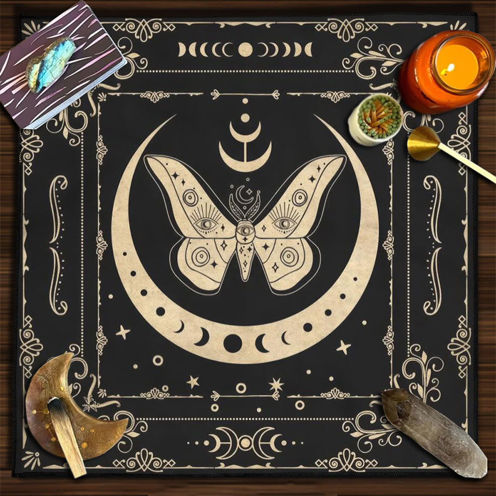 Olivenorma Yggdrasil Sacred Tree Mysterious Tarot Tablecloth - Butterfly - 75cm*75cm - image 39