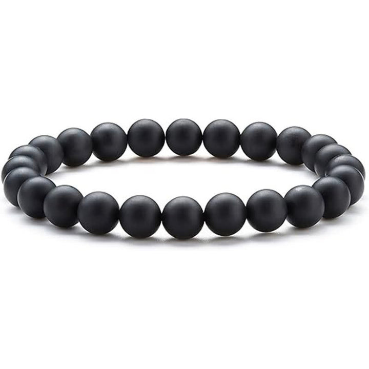 Olivenorma 8mm Natural Stone Beaded Women Men Bracelet - Black Tourmaline - image 17