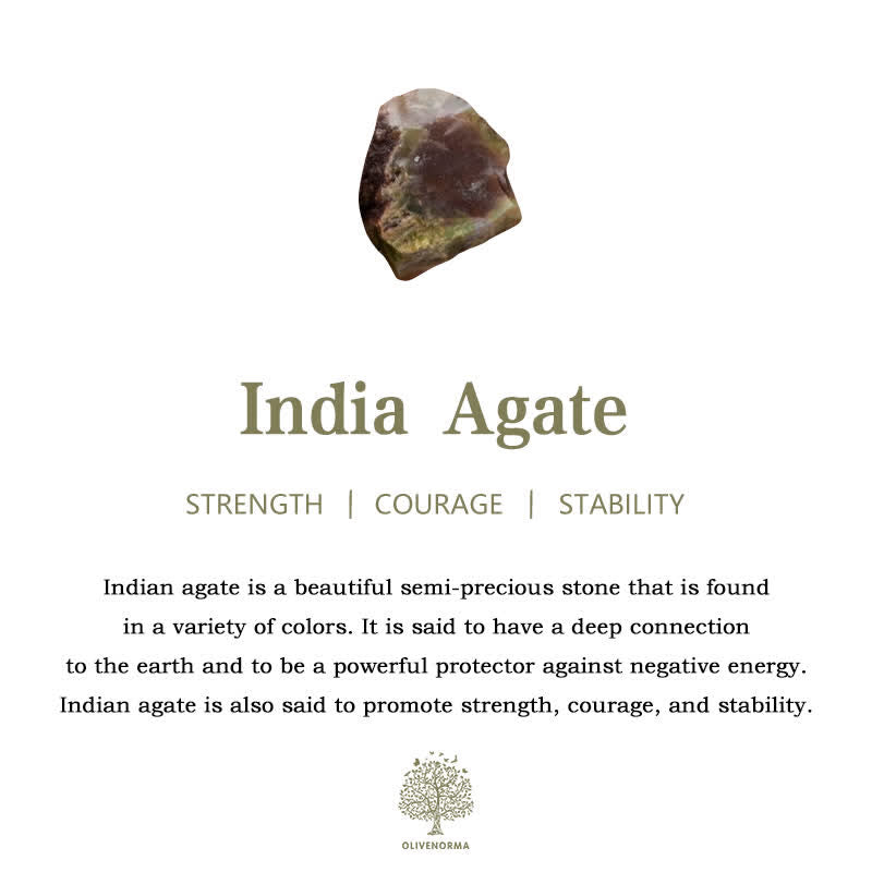 Olivenorma 8mm Natural Stone Beaded Women Men Bracelet - image 1