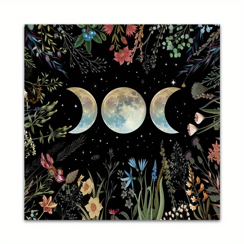 Olivenorma Triple Goddess Moon Symbol Divination Tarot Tablecloth - image 1