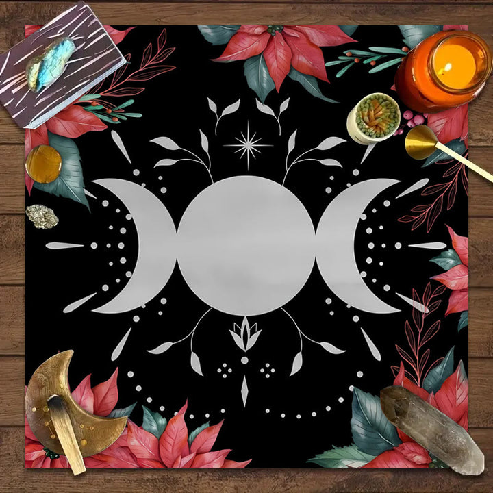 Olivenorma Triple Goddess Moon Symbol Divination Tarot Tablecloth - Triple Goddess #10 - 75cm*75cm - image 16