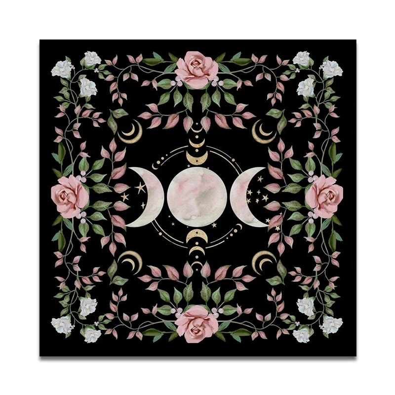 Olivenorma Triple Goddess Moon Symbol Divination Tarot Tablecloth - image 9