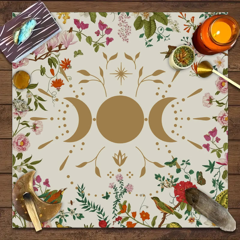 Olivenorma Triple Goddess Moon Symbol Divination Tarot Tablecloth - Triple Goddess #2 - 75cm*75cm - image 7