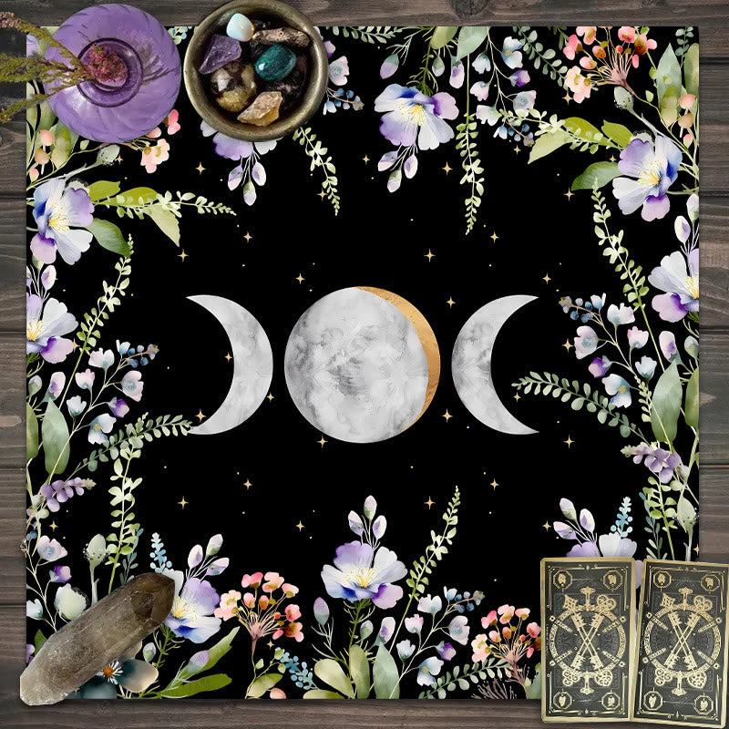 Olivenorma Triple Goddess Moon Symbol Divination Tarot Tablecloth - Triple Goddess #9 - 75cm*75cm - image 15