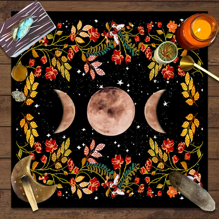 Olivenorma Triple Goddess Moon Symbol Divination Tarot Tablecloth - Triple Goddess #6 - 75cm*75cm - image 12