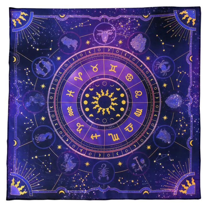 Olivenorma Constellations Zodiac Signs Divination Tarot Tablecloth - image 6