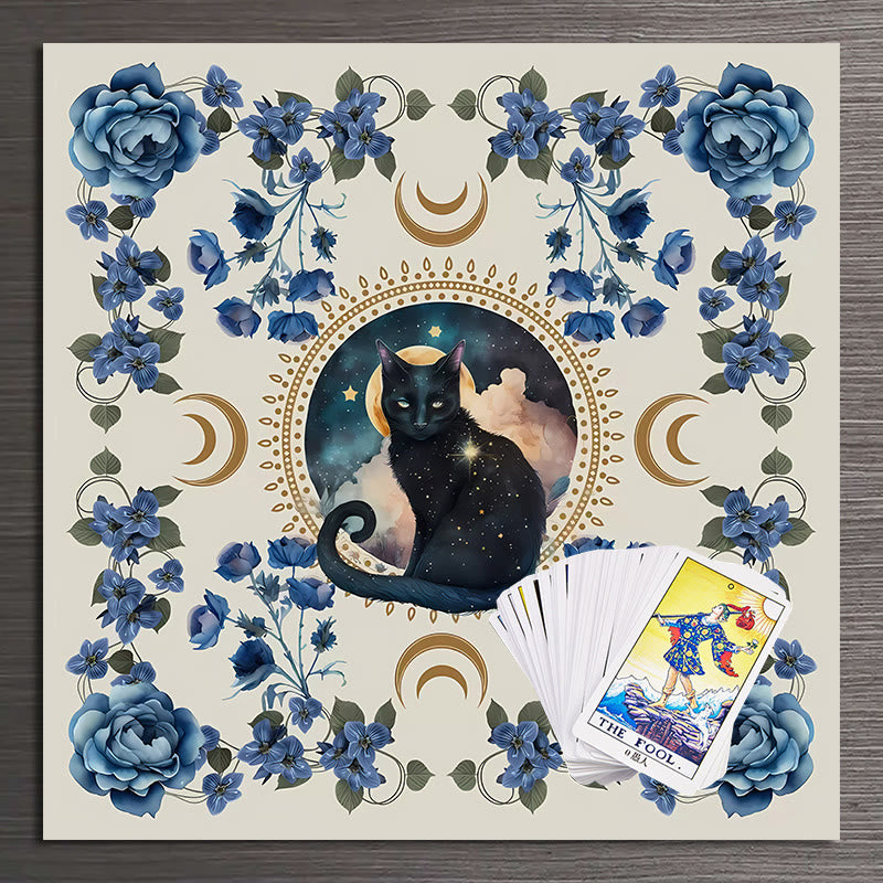 Olivenorma God Sign Cat Divination Tarot Tablecloth - image 6