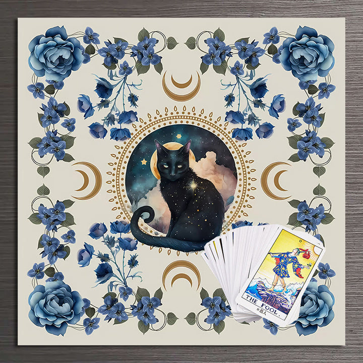 Olivenorma God Sign Cat Divination Tarot Tablecloth - image 6