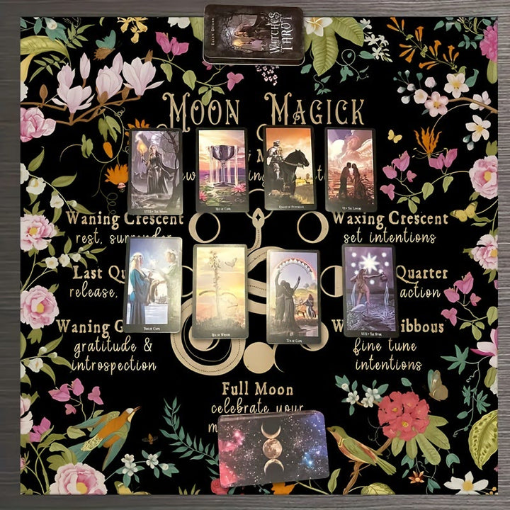 Olivenorma Snake & Lutos Moon Magic Divination Tarot Tablecloth - image 6