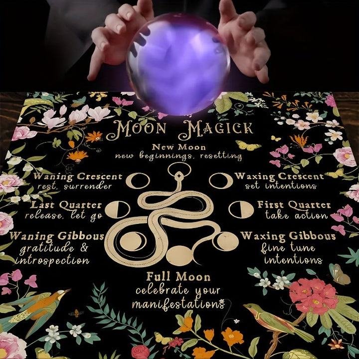 Olivenorma Snake & Lutos Moon Magic Divination Tarot Tablecloth - image 5