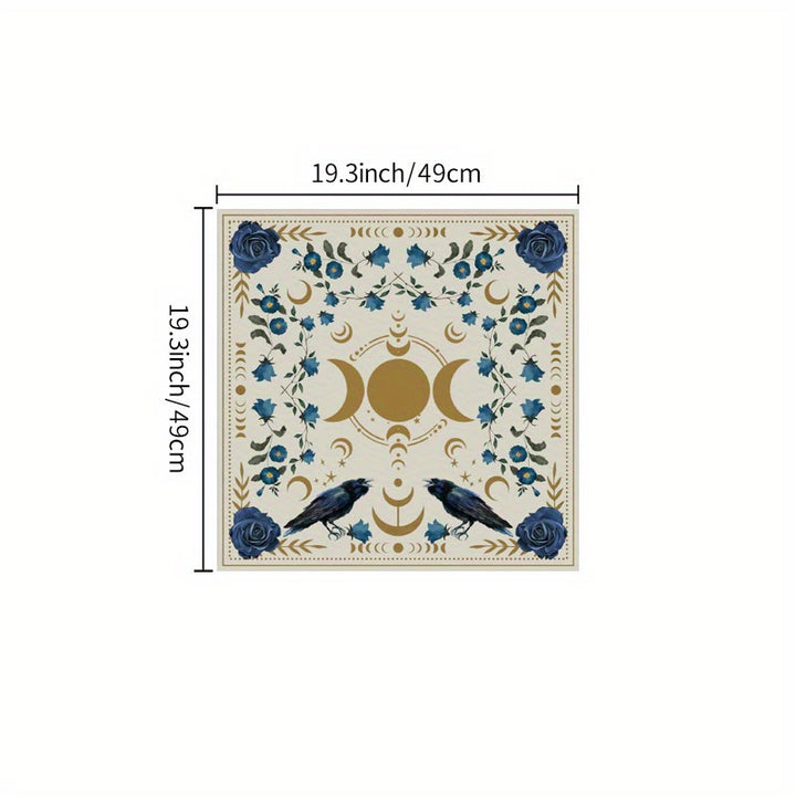 Olivenorma Moon Phase Altar Card Mat Tarot Tablecloth - image 2