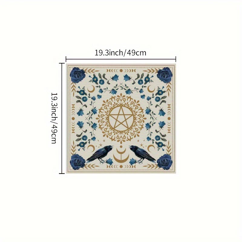 Olivenorma Moon Phase Altar Card Mat Tarot Tablecloth - image 5