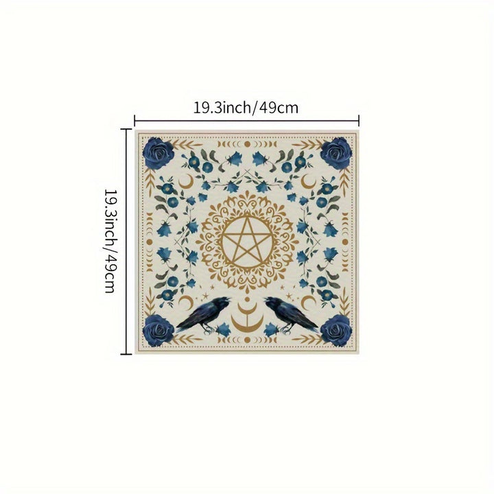 Olivenorma Moon Phase Altar Card Mat Tarot Tablecloth - image 5