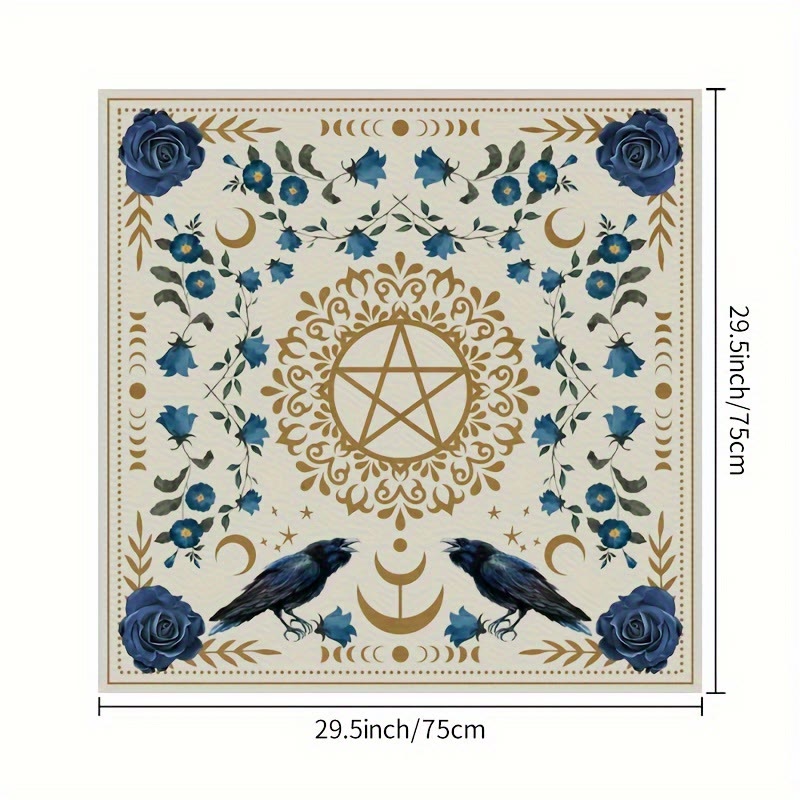 Olivenorma Moon Phase Altar Card Mat Tarot Tablecloth - image 6