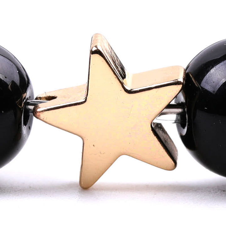 Olivenorma Natural Stone Beads Zodiac Double Pentagram Bracelet - image 25