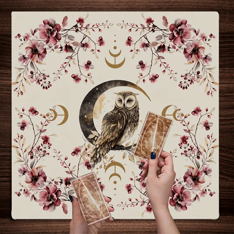 Olivenorma Lucky Owl Altar Cloth Tarot Tablecloth - image 2