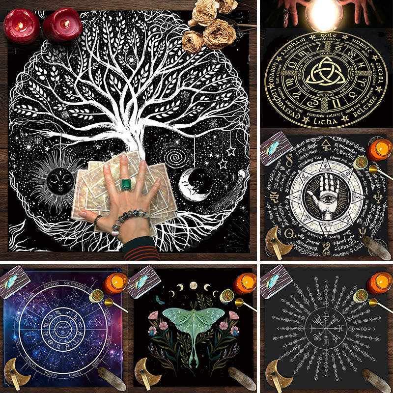 Olivenorma Horoscope Sign Zodiac Tarot Tablecloth - image 1