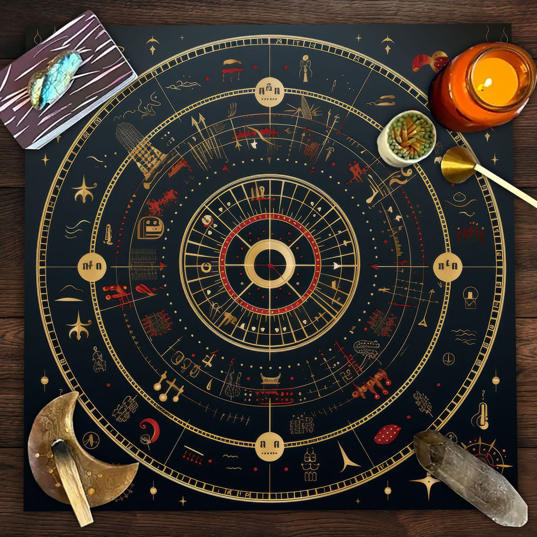 Olivenorma Horoscope Sign Zodiac Tarot Tablecloth - Style #3 - 49cm*49cm - image 3
