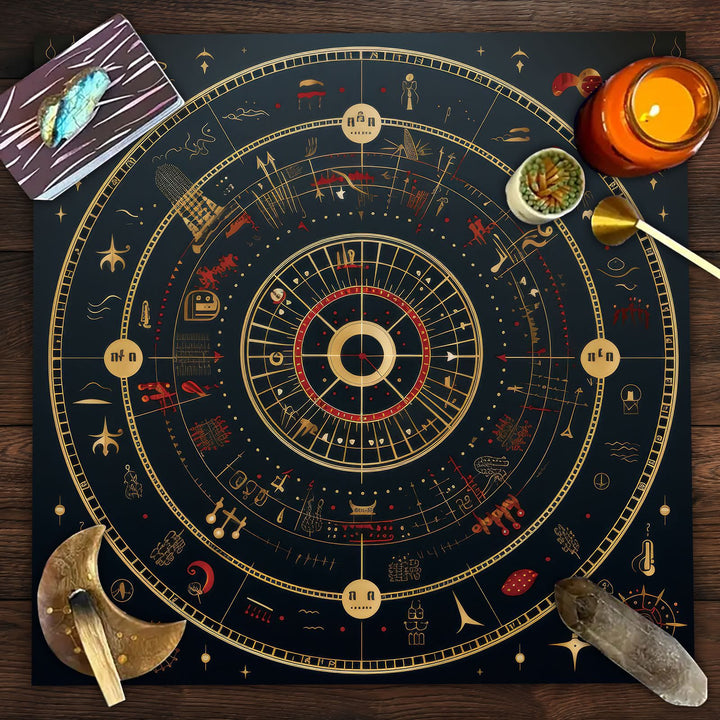 Olivenorma Horoscope Sign Zodiac Tarot Tablecloth - Style #3 - 49cm*49cm - image 3