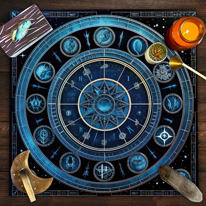 Olivenorma Horoscope Sign Zodiac Tarot Tablecloth - Style #4 - 49cm*49cm - image 4