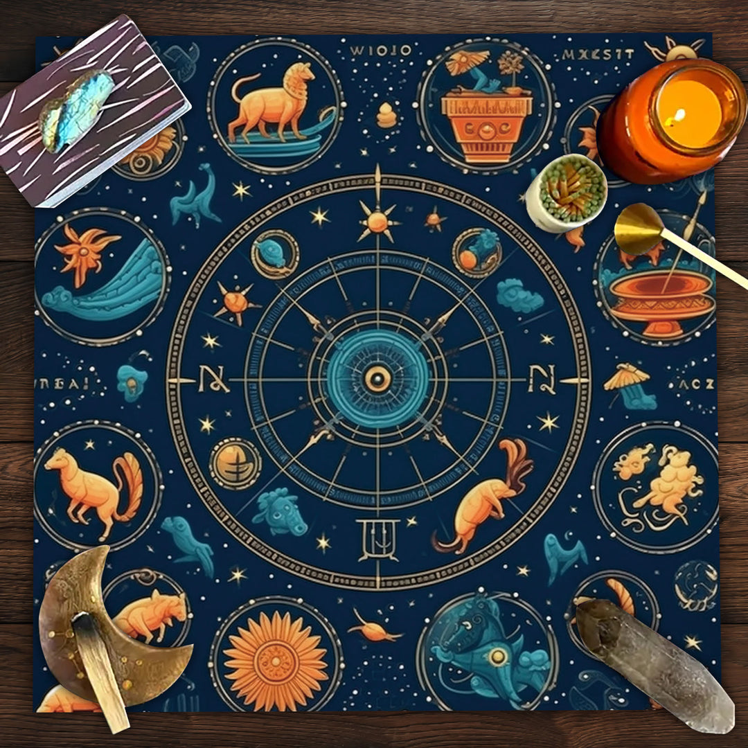 Olivenorma Horoscope Sign Zodiac Tarot Tablecloth - Style #5 - 49cm*49cm - image 5