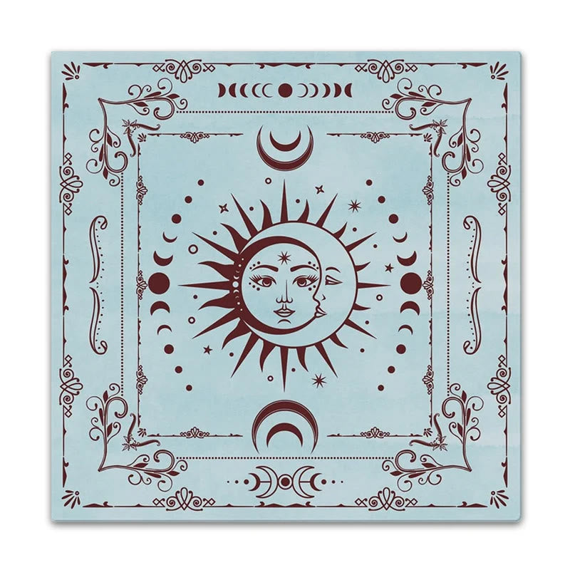 Olivenorma Mystical Moon Phase Tarot Tablecloth - image 1