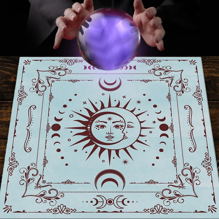 Olivenorma Mystical Moon Phase Tarot Tablecloth - image 2