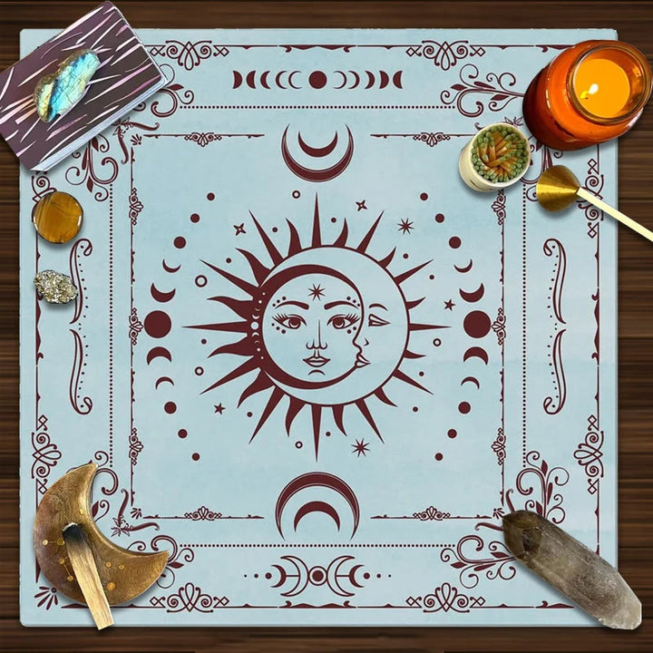 Olivenorma Mystical Moon Phase Tarot Tablecloth - image 4
