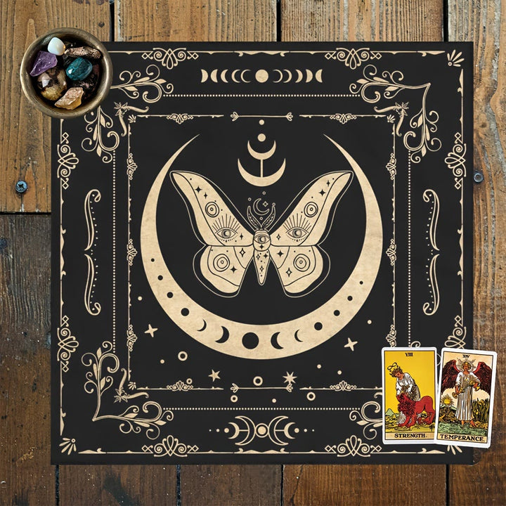 Olivenorma Butterfly Evil's Eye Divination Tarot Tablecloth - Butterfly - 75cm*75cm - image 0