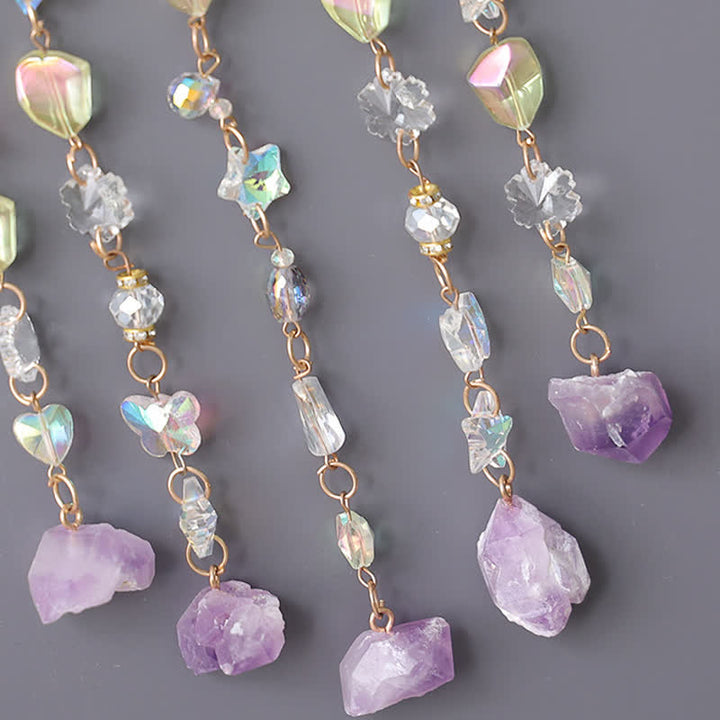 Olivenorma Lepidolite Tree Of Life Suncatcher Wind Chime - image 5