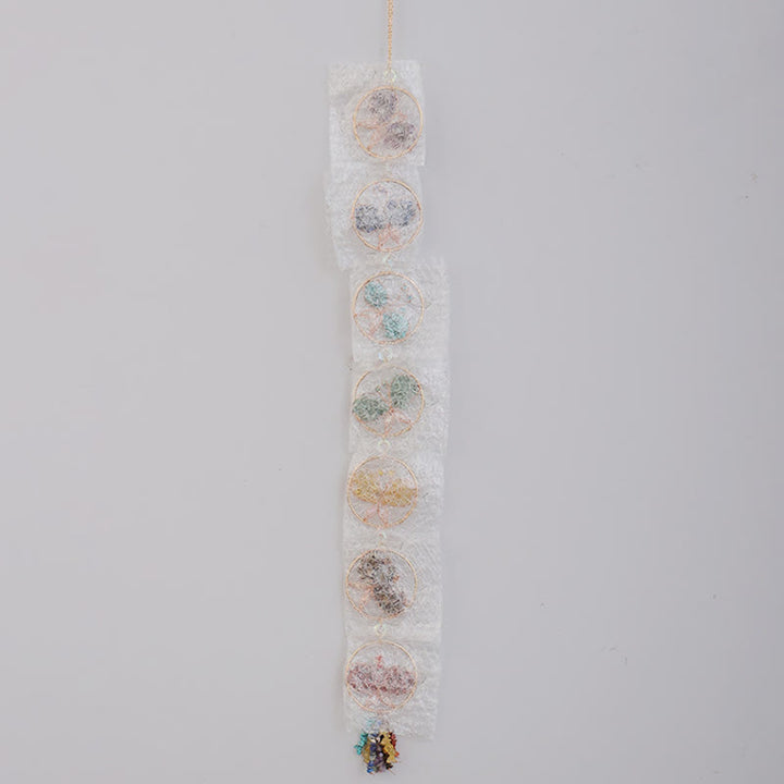 Olivenorma Chakra Crushed Stone Butterfly Pendant Wind Chime - image 9