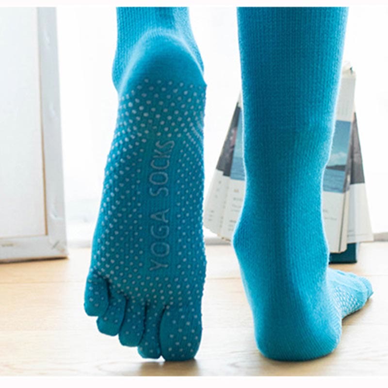 Olivenorma Women's Cotton Non-Slip Breathable Grip Pilates Barre Fitness Socks with Comfortable Stretch Fit Yoga Socks - image 12