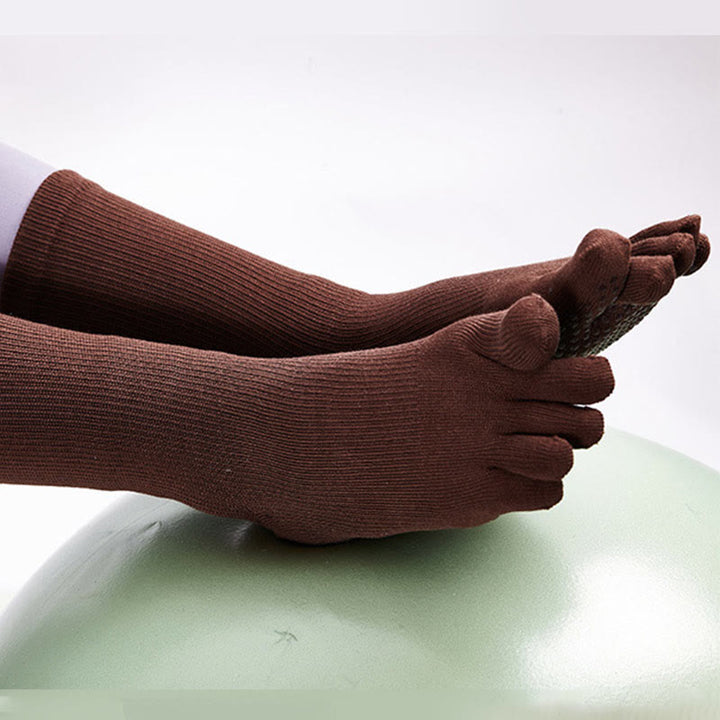 Olivenorma Barefoot Feel Sports Non-Slip Grip Pilates Barre Workout Socks with Flexible Lightweight Design Yoga Socks - image 16