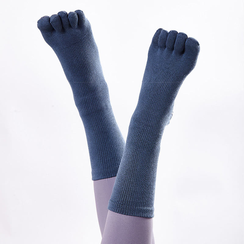 Olivenorma Barefoot Feel Sports Non-Slip Grip Pilates Barre Workout Socks with Flexible Lightweight Design Yoga Socks - image 2