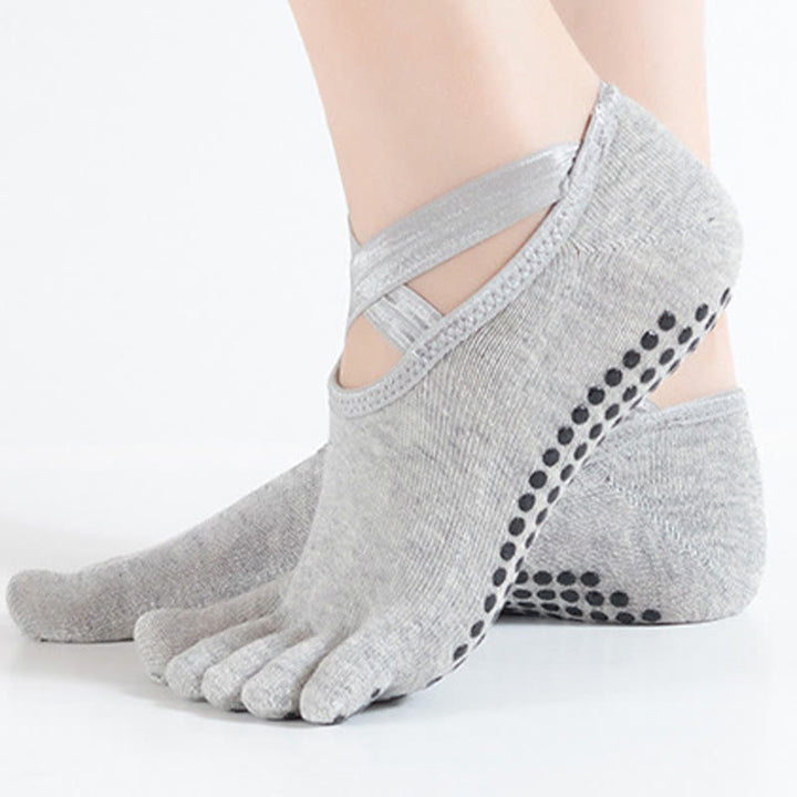 Olivenorma Pilates Barre Workout Socks with Traction Control & Breathable Comfort Fit Women's Non-Slip Yoga Grip Socks - image 11