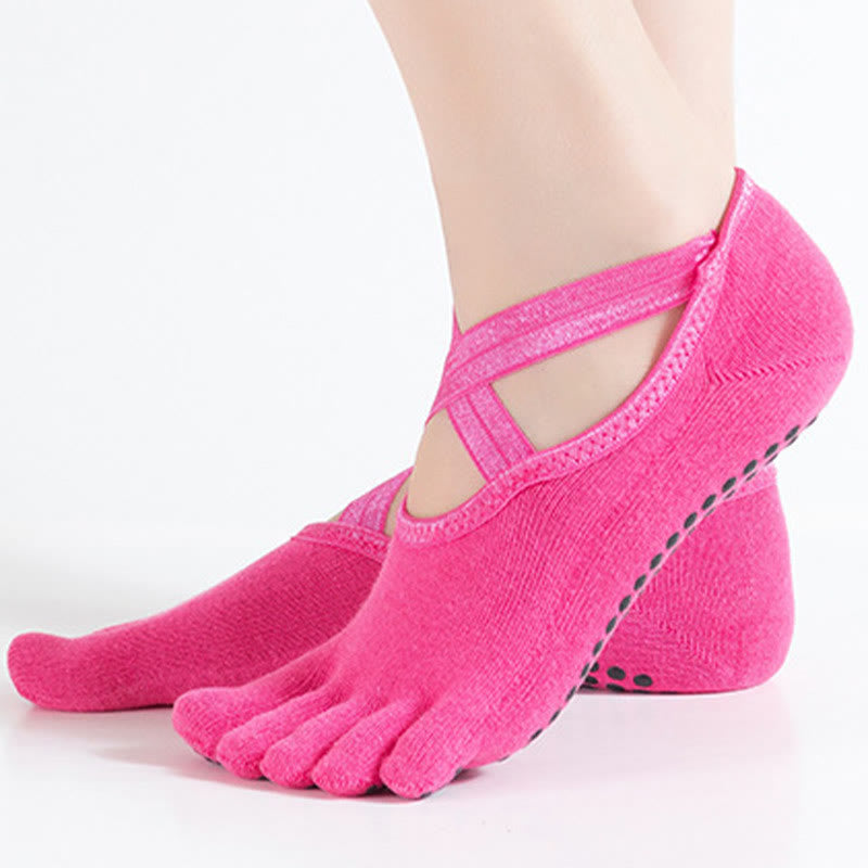 Olivenorma Pilates Barre Workout Socks with Traction Control & Breathable Comfort Fit Women's Non-Slip Yoga Grip Socks - image 13