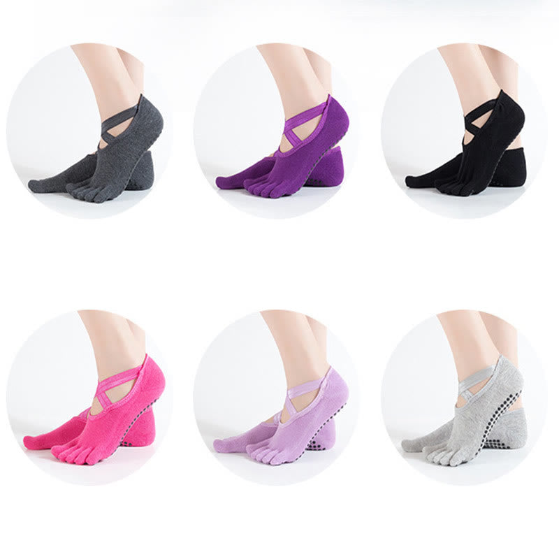 Olivenorma Pilates Barre Workout Socks with Traction Control & Breathable Comfort Fit Women's Non-Slip Yoga Grip Socks - image 20