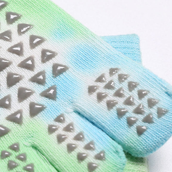 Olivenorma Tie-Dye Cotton Yoga Pilates Socks Comfortable Non-Slip Grip Barre Workout Socks with Breathable Stretch Support for Studio Training Socks - image 5