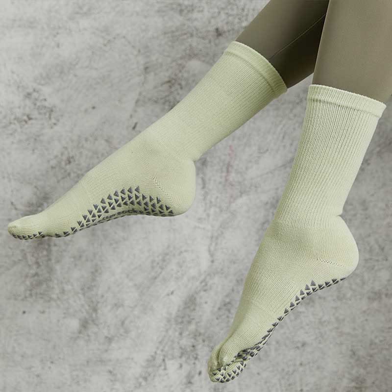 Olivenorma Yoga Pilates Non Slip Five-Toe Solid Color Socks - image 12