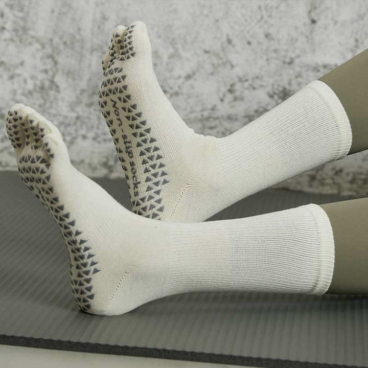 Olivenorma Yoga Pilates Non Slip Five-Toe Solid Color Socks - image 2