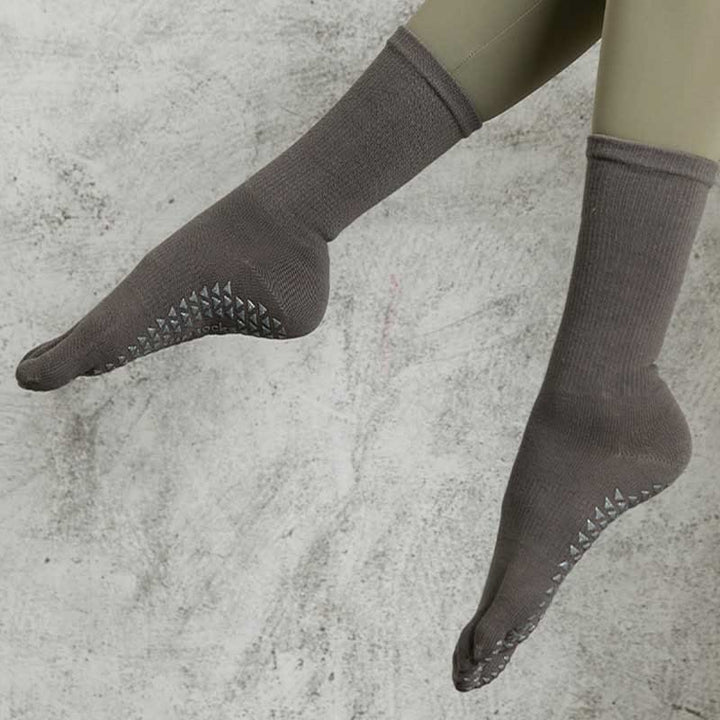 Olivenorma Yoga Pilates Non Slip Five-Toe Solid Color Socks - image 5